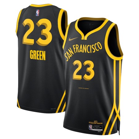 Maillot Basket Homme Golden State Warriors Draymond Green 2023-24 Nike City Edition Noir Swingman